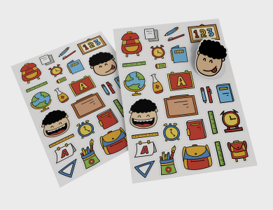 Adesivo de Papel 28x40cm - 4x0 - 1 unid