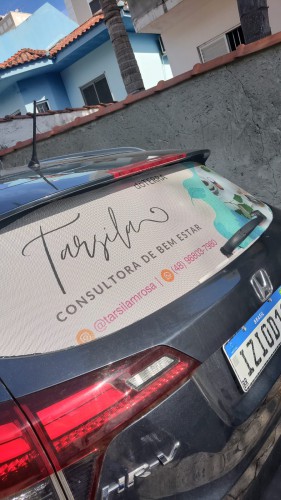 Adesivo Perfurado por m² - 4x0 - 1 unid