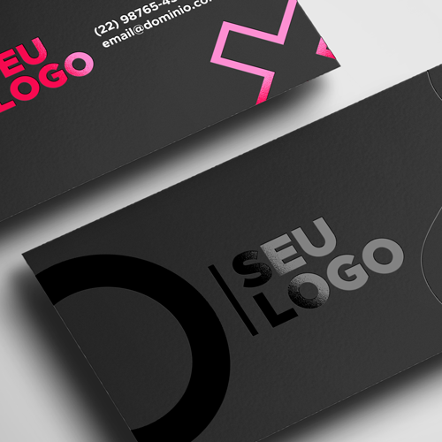 Cartão de Visita Couchê 300g Laminação Fosca e Verniz Localizado 9x5cm - 4x4 - 3000 unid