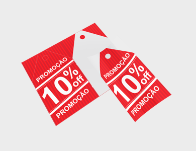 Adesivo para Vitrine Vinil 2x Etiqueta 59,6x97,4cm - 4x0 - 1 unid