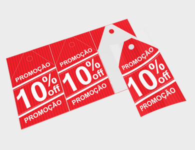 Adesivo para Vitrine Vinil 3x Etiqueta 39,4x64,2cm - 4x0 - 1 unid