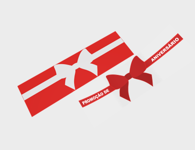 Adesivo para Vitrine Transparente Laço 119,6x34,8cm - 4x0 - 1 unid