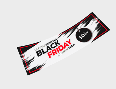 Adesivo para Vitrine Transparente por m² - 4x0 - 1 unid