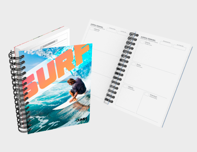 Agenda Planner A5 2025 Capa Maleável 77 Páginas 14,95x21cm (Couchê 300g Laminação Fosca)  - 4x0 - 250 unid
