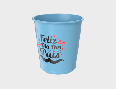 Balde de Pipoca 1 Litro - 1 Cor de Impressão - 1x0 - 50 unid