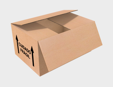 Caixa de Papelão Personalizada M-02 - 33x22x20,5cm - 4x0 - 50 unid