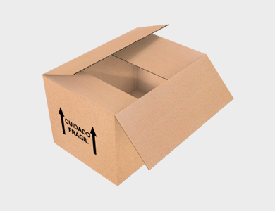 Caixa de Papelão Personalizada Nº 2434 - 38x24,5x16cm - 4x0 - 500 unid