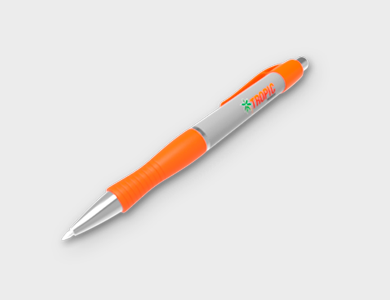 Caneta Plástica Personalizada Urban Modelo 3011C - 4x0 - 50 unid