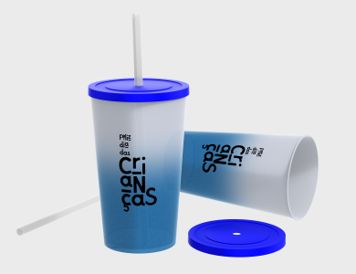 Copo Nature 270ml - 1 Cor de Impressão - 1x1 - 10 unid