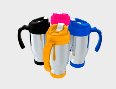 Copo Térmico em Alumínio para Sublimação 490ml  - 64 unid