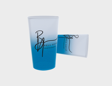 Copo Twister Degradê 575ml - 1 Cor de Impressão - 1x1 - 1000 unid