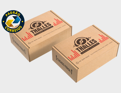 Embalagem para Correios/Ecommerce 06 Papelão 340g 25,5x17,5x8,5cm - 4x0 - 100 unid