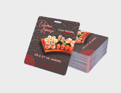 Credencial com Furo Presilha Supremo 300g Sem Verniz 9x15 cm - 4x1 - 50 unid