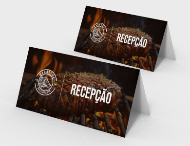 Display de Mesa Tipo A em PVC 0,5mm Cristal Frente e Verso 11,4x13,35cm - 4x0 - 100 unid