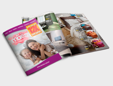 Encarte Supermercado/Loja Couchê 80g Sem Verniz 31x44cm - 4x4 - 50 unid