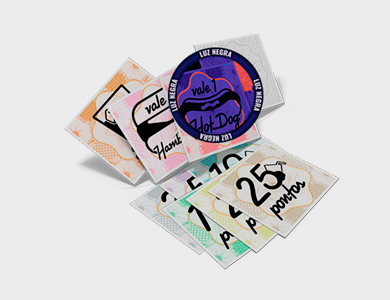 Ficha de Segurança Papel Filigranado 120g 4,2x3,7 cm - 1x0 - 250 unid
