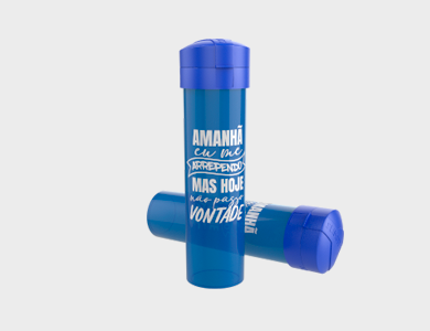 Garrafa Slim Fit Liso 540ml - 1 Cor de Impressão - 1x1 - 1000 unid
