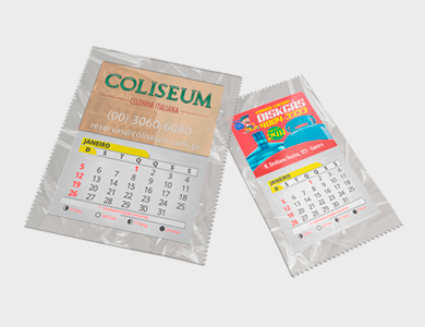 Ímã de Geladeira com Faca Padrão e Bloco de Calendário 2025 Embalado Individualmente Supremo 8x5cm - 4x0 - 1000 unid