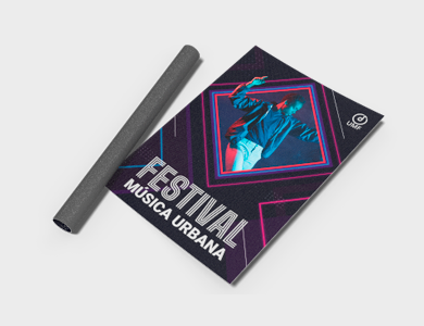 Lona Grande Formato 280g p/ m² - 4x0 - 1 unid