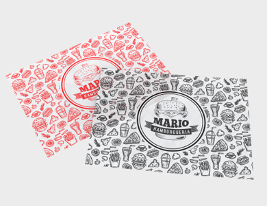 Papel Barreira Antigordura 37gr 31,4x47cm - 1x0 - 3000 unid