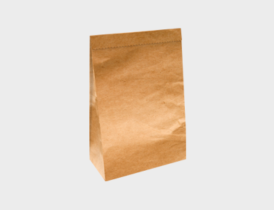 Saco para Delivery Sem Impressão Médio até 10kg Papel Kraft 21x36x10cm - Sem Impressão - 1000 unid