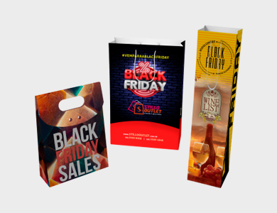 Sacola Extra Pequena Sulfite 150g Sem Verniz 12x6x12cm - 4x0 - 250 unid