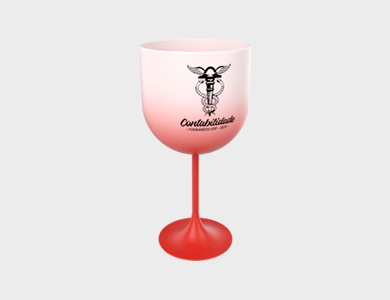 Taça de GIN Degradê 650ml - 1 Cor de Impressão - 1x1 - 250 unid
