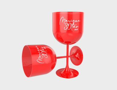 Taça de GIN 650ml - 1 Cor de Impressão - 1x1 - 100 unid