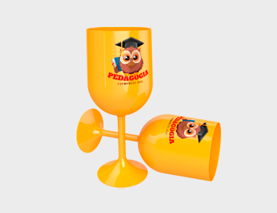 Taça de Vinho 290ml - 1 Cor de Impressão - 1x1 - 10 unid