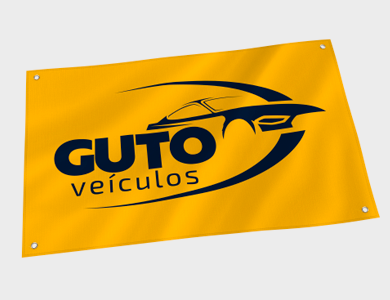 Bandeira em Tecido Gabardine com Ilhós 140x90cm - 4x0 - 1 unid