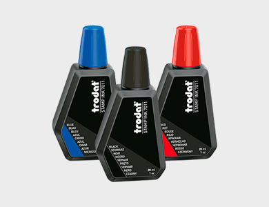 Tinta para Carimbo Premium 28ml - Sem Impressão - 100 unid